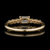 K18YG ダイヤモンドリング（K18YG・バケットダイヤ 0.18ct / メレダイヤ 0.13ct・指輪・リング / ダイヤモンド）