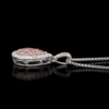 Pt850 ピンクダイヤモンド ネックレス（Pt850（プラチナ850）・ダイヤモンド 0.2ct・ネックレス / プラチナ）